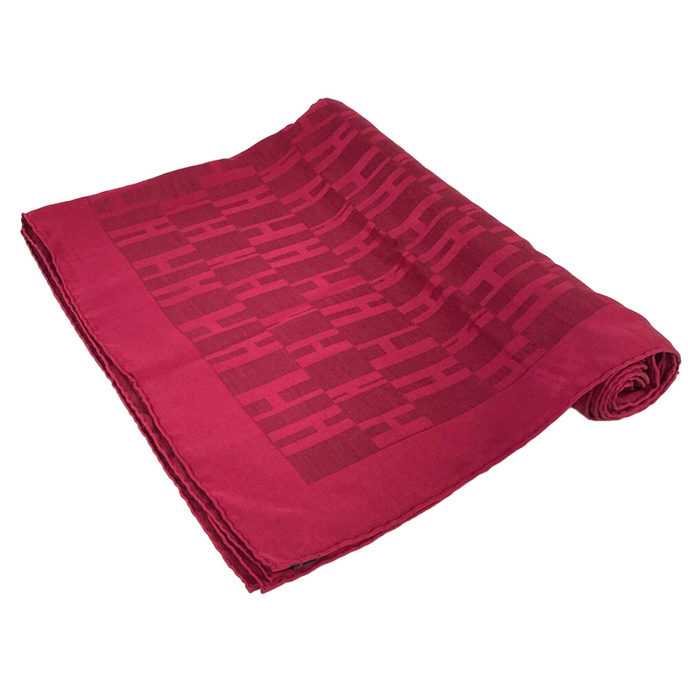 Hermes Bordeaux Silk Wool Scarf #364990H55B